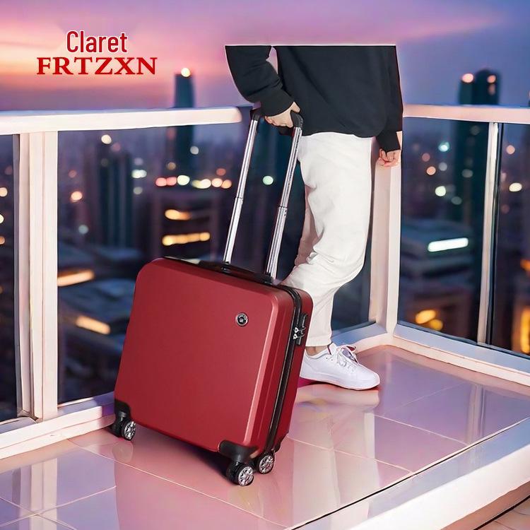 Valiză Mini Troler Stil Coreean 18" cu Roți Universale 20" și Lacăt cu Combinație.