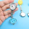 Retro Luminous Nurse Pocket Watch - Cute Smiley Face Brooch for Men, Women & Students