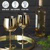 New Stainless Steel Glass Cocktail Creative Metal Wine Glass Bar Restaurant Champagne Glass Red Wine Glass Drinkware Barware Cup for daily use