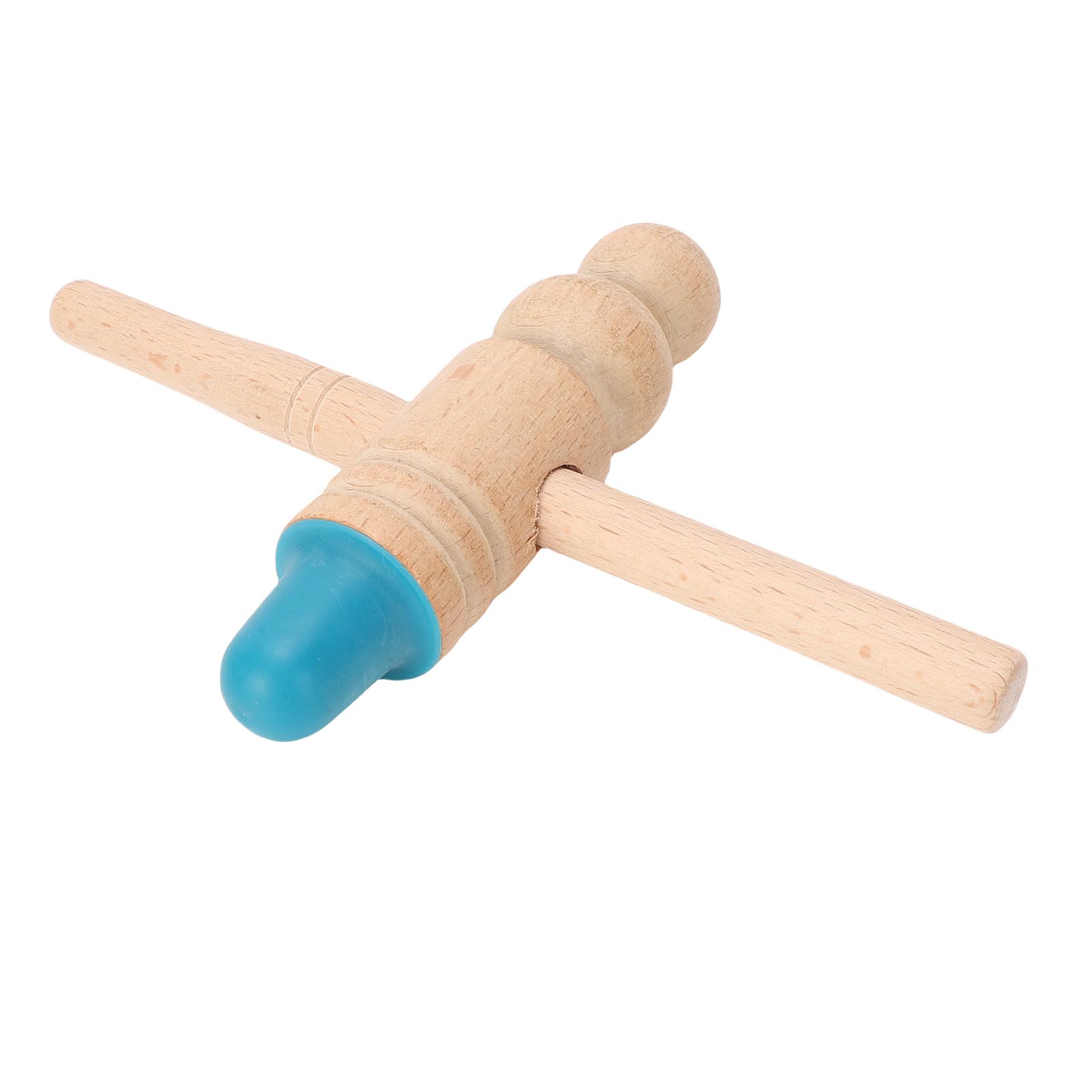 

Wooden Stick Massage Tool Sha Tissue Trigger Point Massage Tool for Foot Body Relaxation with Silicone Head