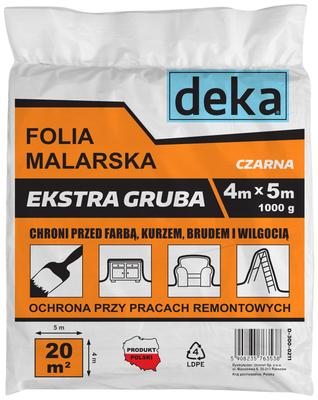 Extra Dicke Schwarze Malfolie 4*5M 1000G - D-300-0211
