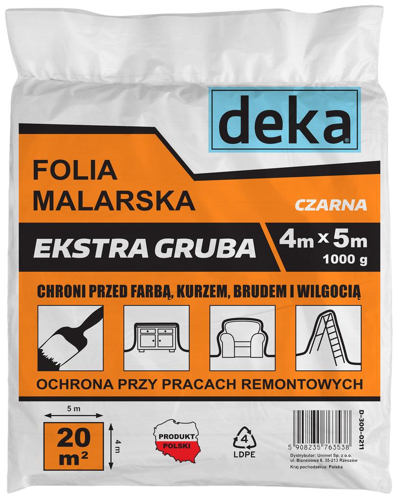 Extra Dicke Schwarze Malfolie 4*5M 1000G - D-300-0211