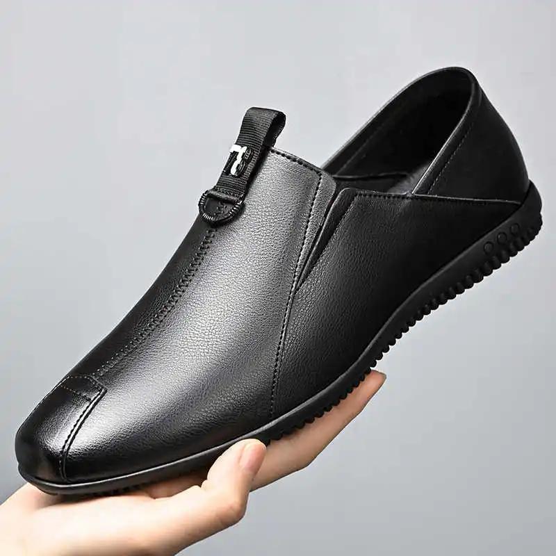 Rubber Sole Mocassin Men's Original Shoes Tennis Boot Sneakers Deadlift Sports Genuine Brand Real Functional Health