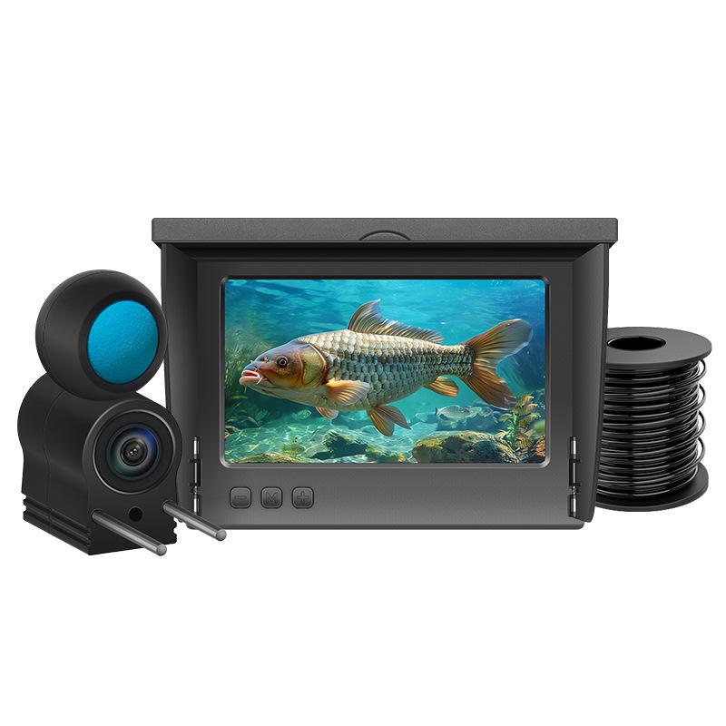 Underwater Fish Finder HD Camera with 5-Inch Display and Multi-Language Support