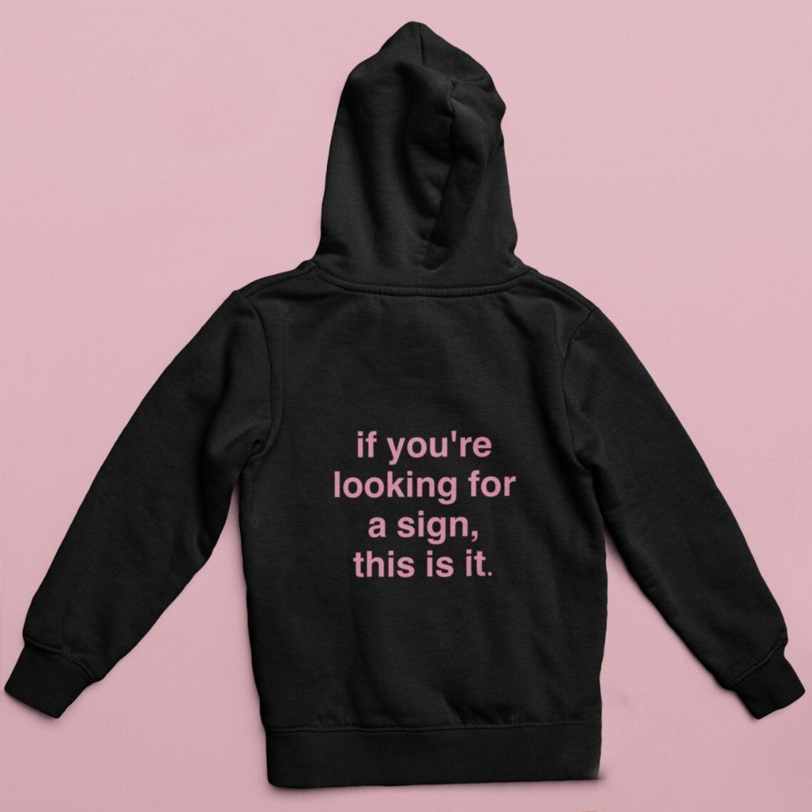 

Если вы ищете знак, то это толстовка с капюшоном для женщин, толстовки с капюшоном, пуловеры унисекс, топ из чистого хлопка, джемпер, повседневные толстовки с капюшоном 3XL чёрный