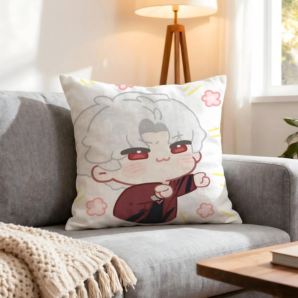 Game Love And Deepspace Cushion Cover 1Pcs Decorative Covers Soft Cushion Case For Sofa Couch Decor 40X40 45X45 Pillowcases