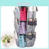 3 Tier Circular Hanging Organizer Oxford Cloth Multipurpose Storage For Shoes Closet Home Decor