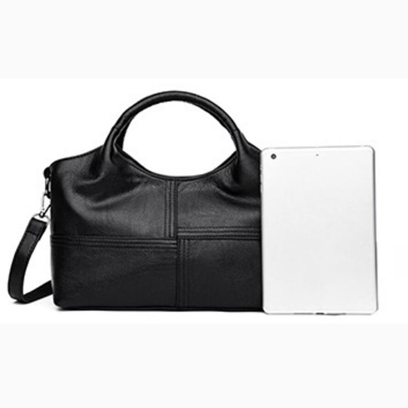 Weiche PU Leder Handtasche Hohe Qualität Frauen Tasche Casual Weibliche Messenger Tasche Solide Schulter Tasche Damen Umhängetasche