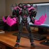 T-13 Demon Mecha 3D Printed Action Figure, Articulated Joints  Model Kit, DIY Assembly Toy with Colorful Claw, Desktop Decor