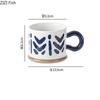 Cana de cafea pentru birou de acasă, creativă, cu capacitate mare, pentru micul dejun, pentru lapte de ovăz, cană creativă japoneză din ceramică, set de băuturi, cadou pentru prieten