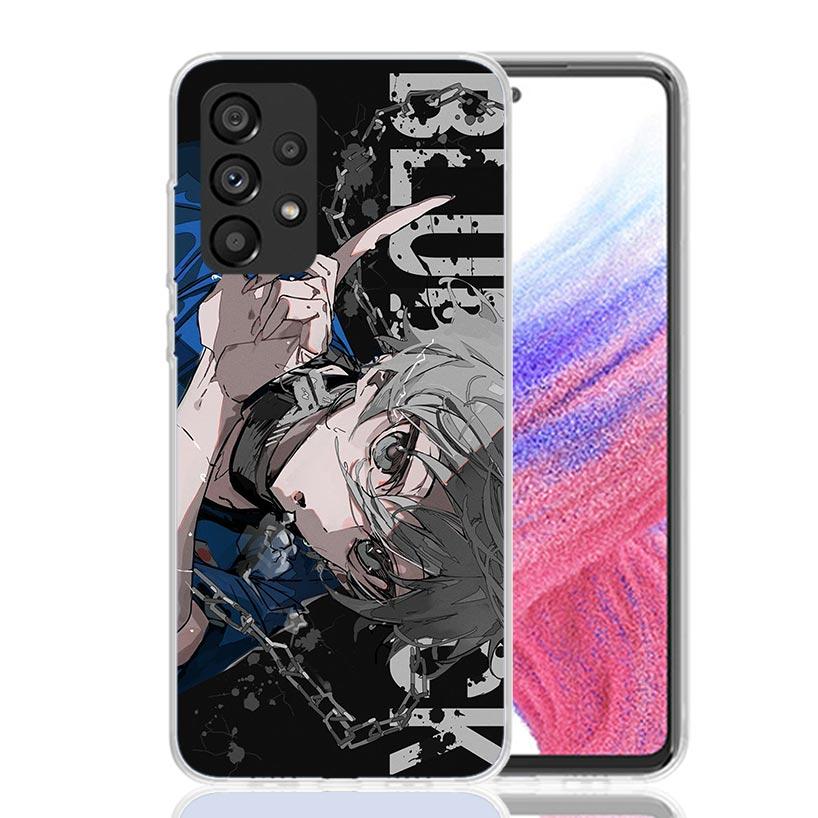 Blue Lock Nagi Seishiro Phone Case for Samsung Galaxy A52 A51 A50S A12 A22 A32 A72 A10S A30S A31 A71 Note 20 Ultra 10 Plus S10 G