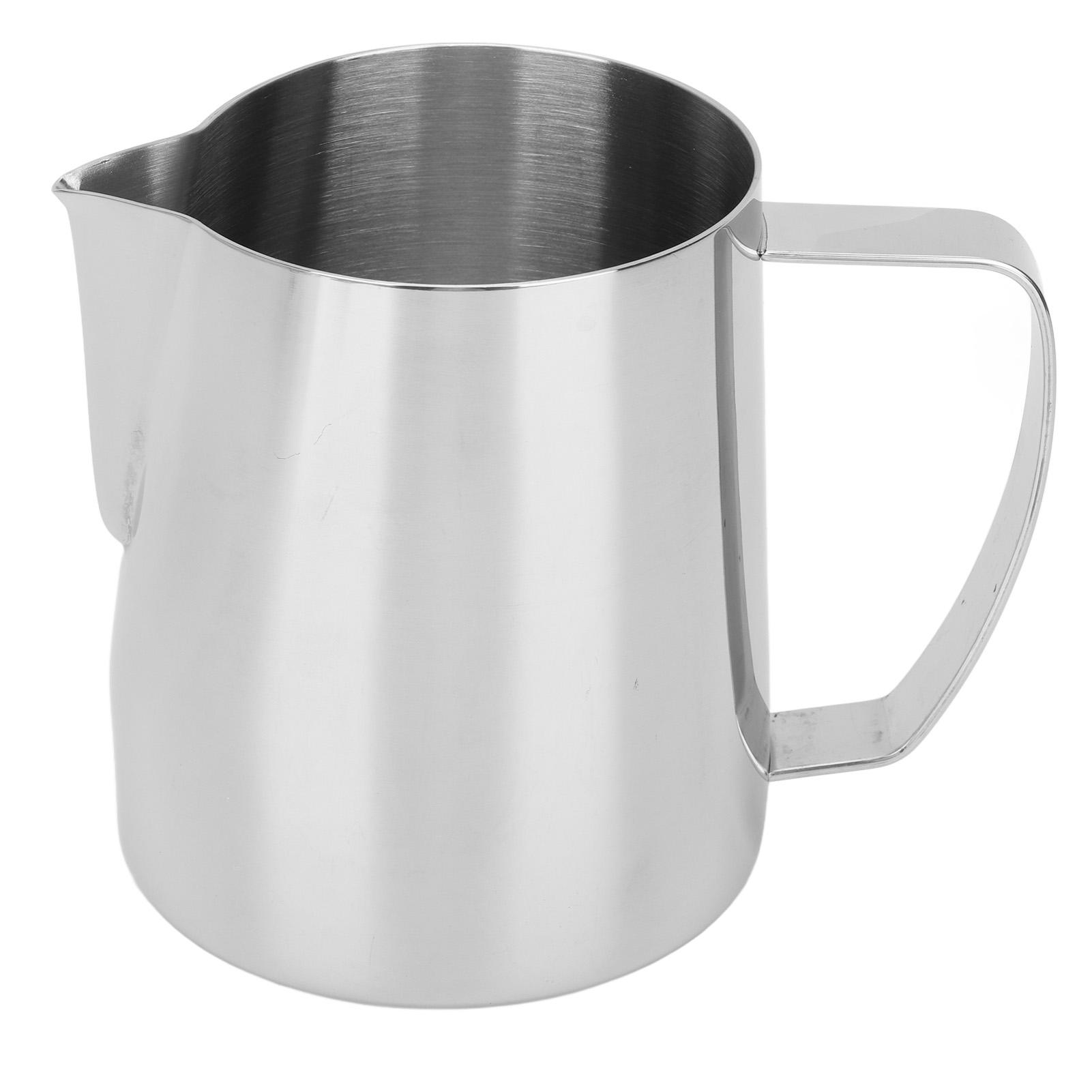 

Coffee Milk Frothing Cup Stainless Steel Jug Steaming Pitcher 700ml Coffee Art for Coffee Drinks Coffee Steaming Pitcher серебряный