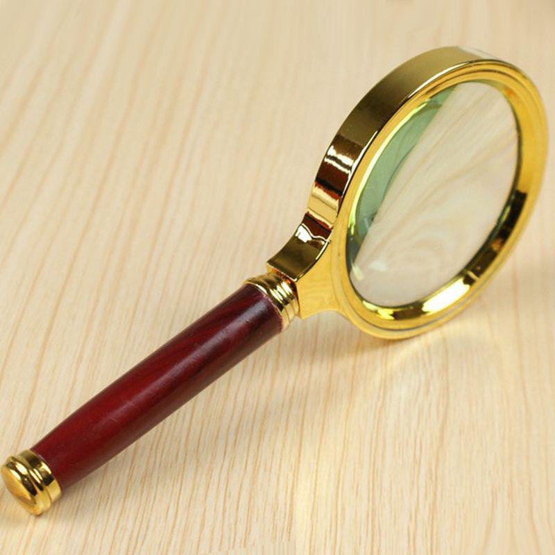 Dragon Handle High Definition Handheld Magnifying Glass for Elderly Reading and Jewelry Appraisal