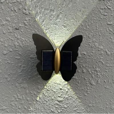 Motyl Solarne Oświetlenie LED Ścienne/Ogrodowe : Motyl do nieba