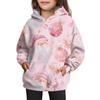 Girls' Hooded Tie-Dye Sweatshirt - Pullover Print Top