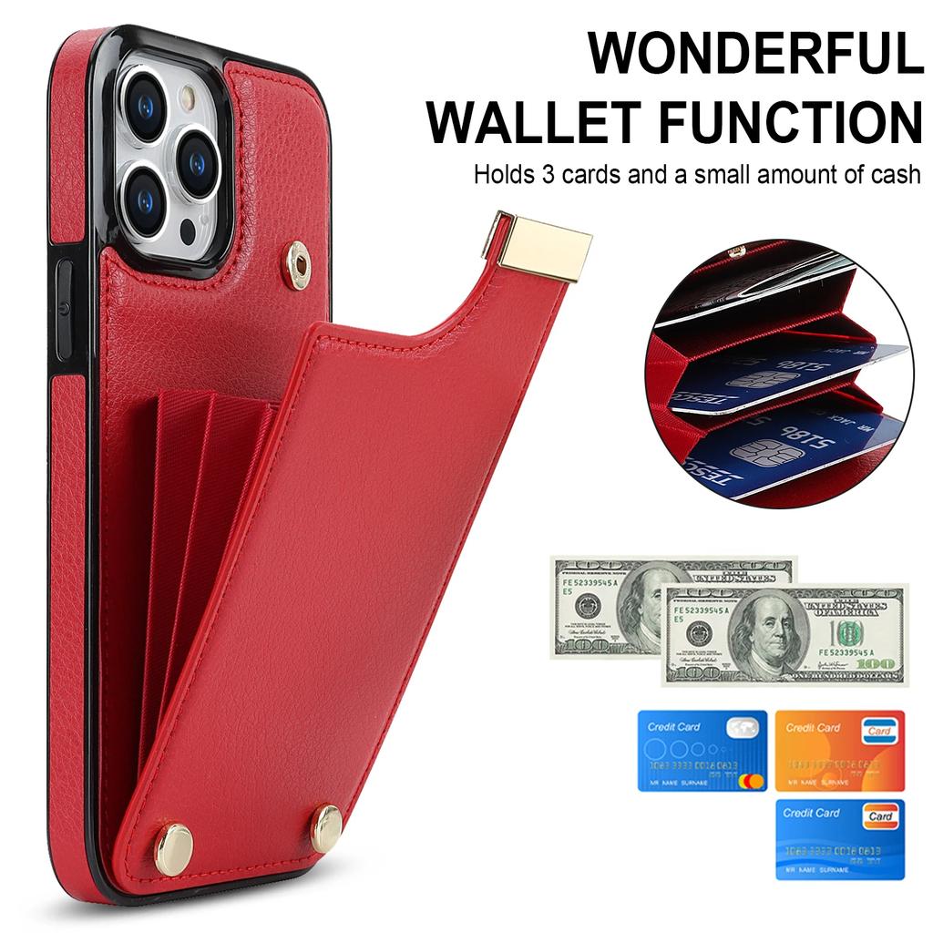 Multi Cards Solt Magnetic Wallet Leather Case for iPhone 16 Pro MAX 14 15 13 12 11 7P 8Plus SE 2025 X XS Pocket Bag Purse Cover