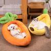 Removable & Washable Winter Dog and Cat Sofa Bed - Banana Boat Design