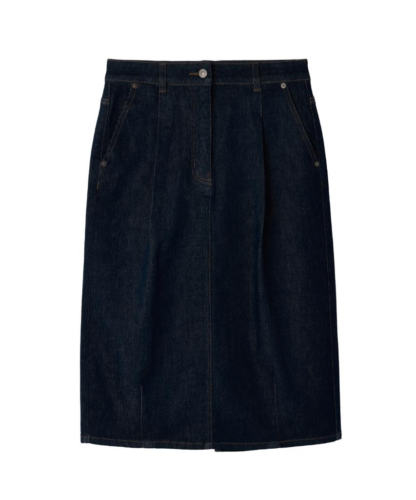 BROMPTON LONDON W Denim Skirt - Indigo (P261Wsk460)