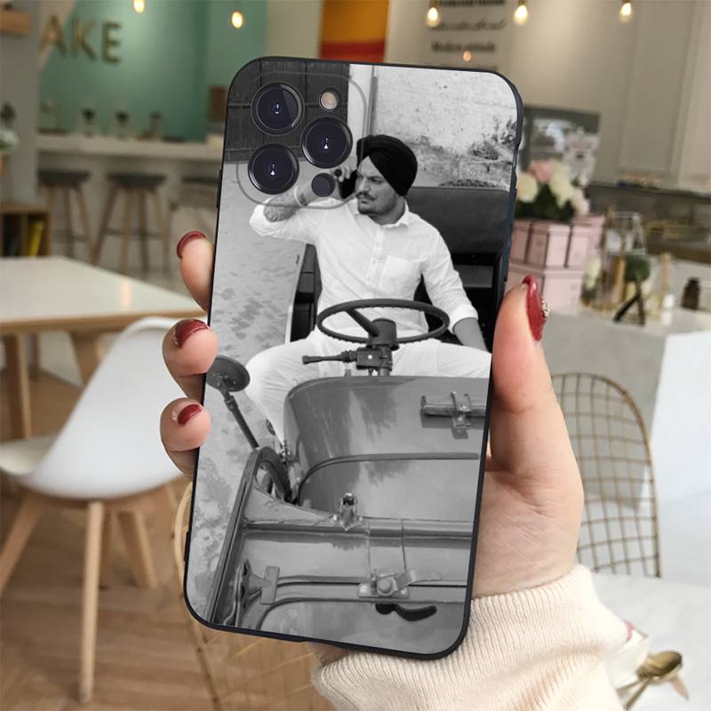 Indian Rapper Sidhu Moose Wala Phone Case Silicone Soft for iphone 14 13 12 11 Pro Mini XS MAX 8 7 6 Plus X XS XR Cover