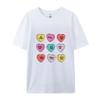 Love Print Anime Faith TshirtWomen Short TshirtShort Sleeve cottonDoublesidedHoliday wearFoundation Wear Funny