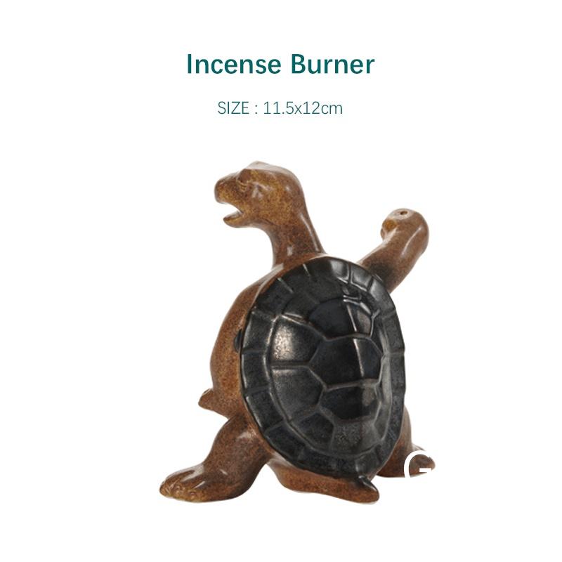 

Ceramic Incense Holder Creative Turtle Incense Burner Indoor Incense Burner Ornament