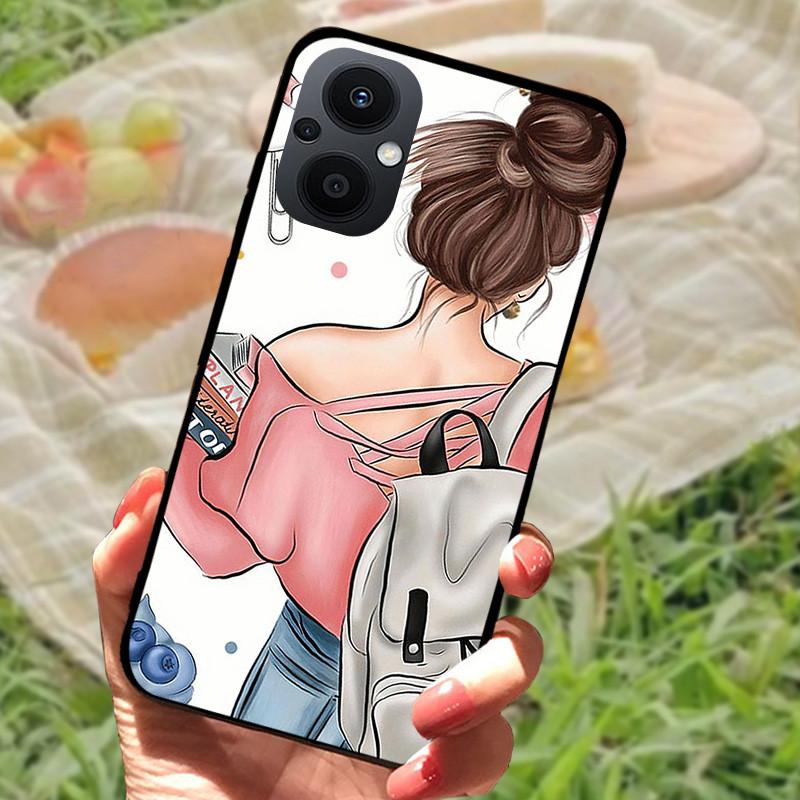 Case For OPPO Reno 7 8 Lite 5G Covers Soft Silicon Lion Wolf TPU Phone Cover for Oppo Reno7 Z 5G Reno 7Z 7Lite Cases Cool Marble