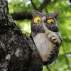 Owl Garden Tree Hanging Outdoor Garden Tree Decorations Animal Statues Hiding Art Ornaments