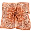 2025 Luxury Design Print Silk Square Scarf Women Soft Satin Horse Hairband Neckerchief Office Hijab Headband Foulard Bag Ribbons