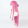 2 Styles Perona Cosplay Wig Anime Long Pink Curl With Ponytails Heat Resistant Synthetic Hair Cosplay Costume Wigs + Wig Cap
