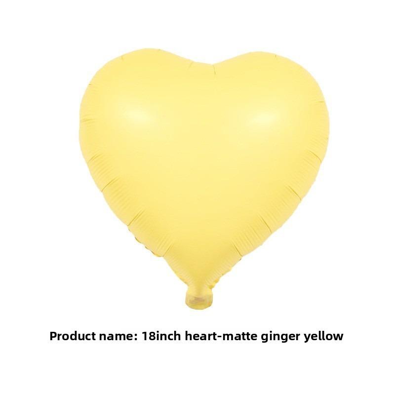 18-inch Wavy Heart-shaped Aluminum Film Balloon Birthday Photo Store Atmosphere Decoration Balloon
