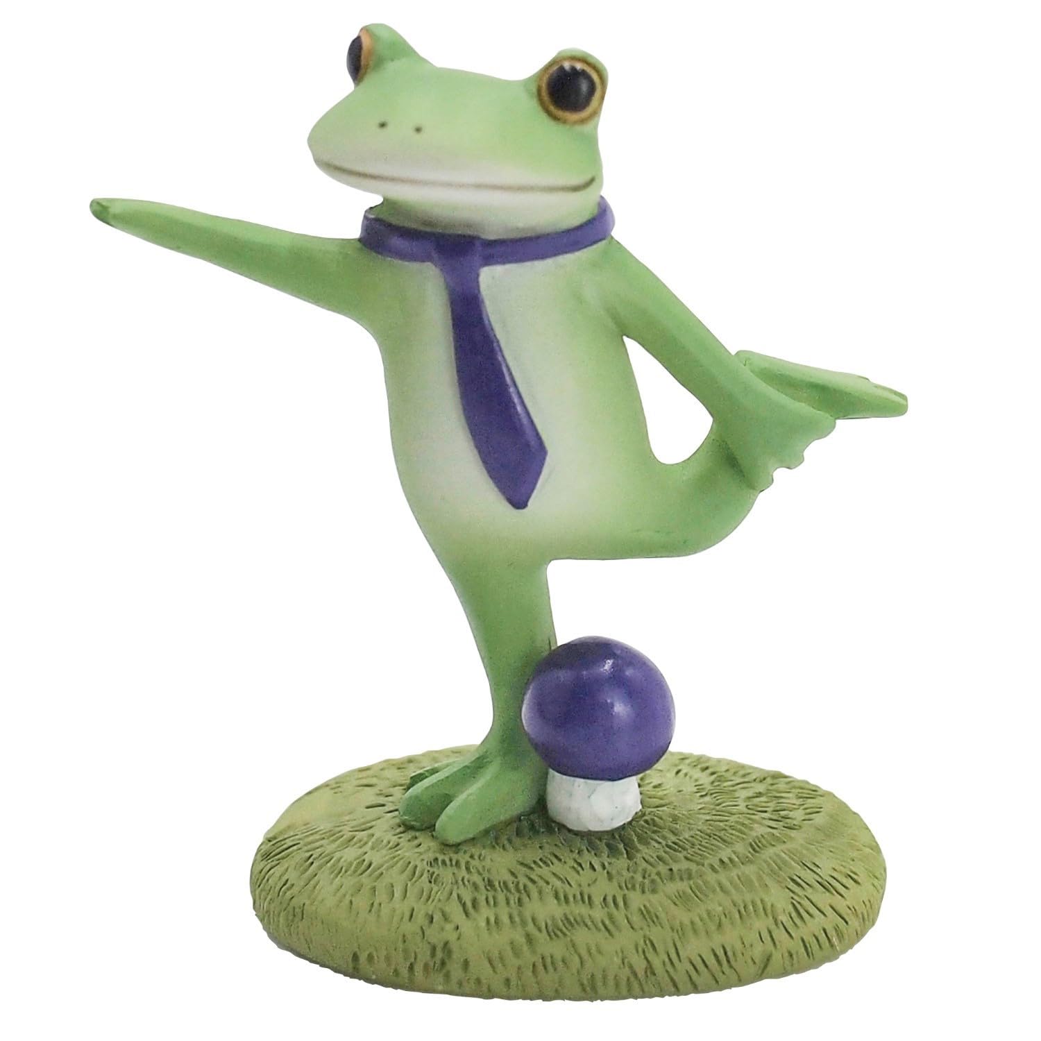 

Tea Life Daikai Copeu Mascot Frog Yoga Purple cm 74494 W4.5 D2.6 H5.2