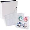 75mm Badge Holds 16 Pin Badge Pin Badge Storage Transparent Hard Plastic Refill File Binder 49 A5 Compatible, Badges, Collection, Display, Holder, No.