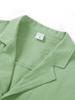 Linen Plus Size Men's Short Sleeve Button-Up Cardigan 