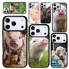Capa Case for iPhone 17 Air 16 Pro Max 15 Plus 11 13 Mini 14 12 Back Phone Cover Cute PINK Baby Pig Pigle