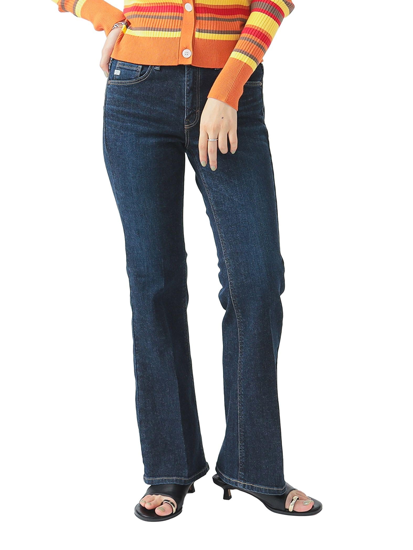 

BEAMS LIFE STORE by BEAMS SOMETHING LISA FLARE Джинсы, женские, цвет Dark Used, размер 26, стирка,