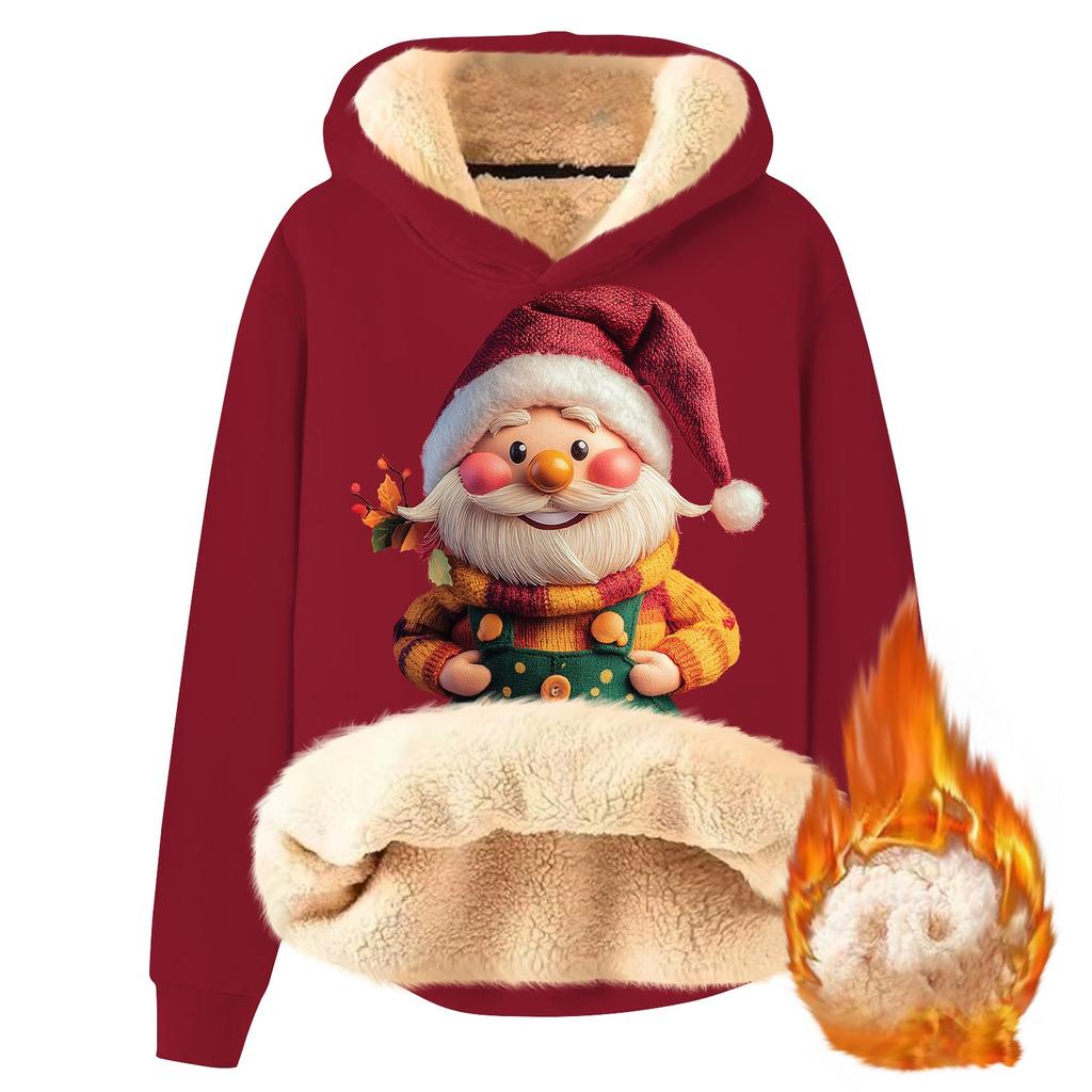 Damemote hette polstret fortykket varm juletrøye med løs genser