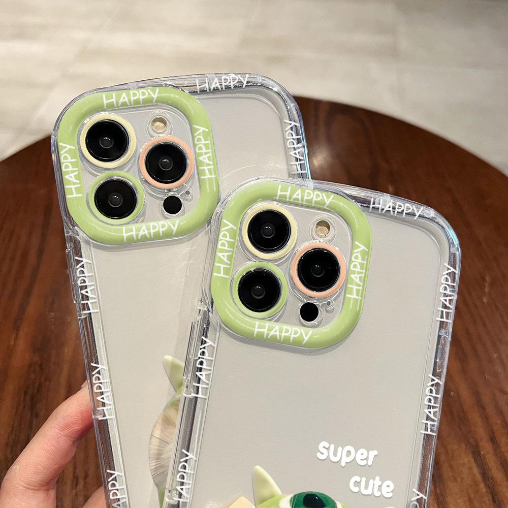 Applicable To iPhone17Pro Funny Cute Pet Cat Mobile Phone Case 14 Apple 13 Fine Hole 12/15 Premium 16 Soft Case