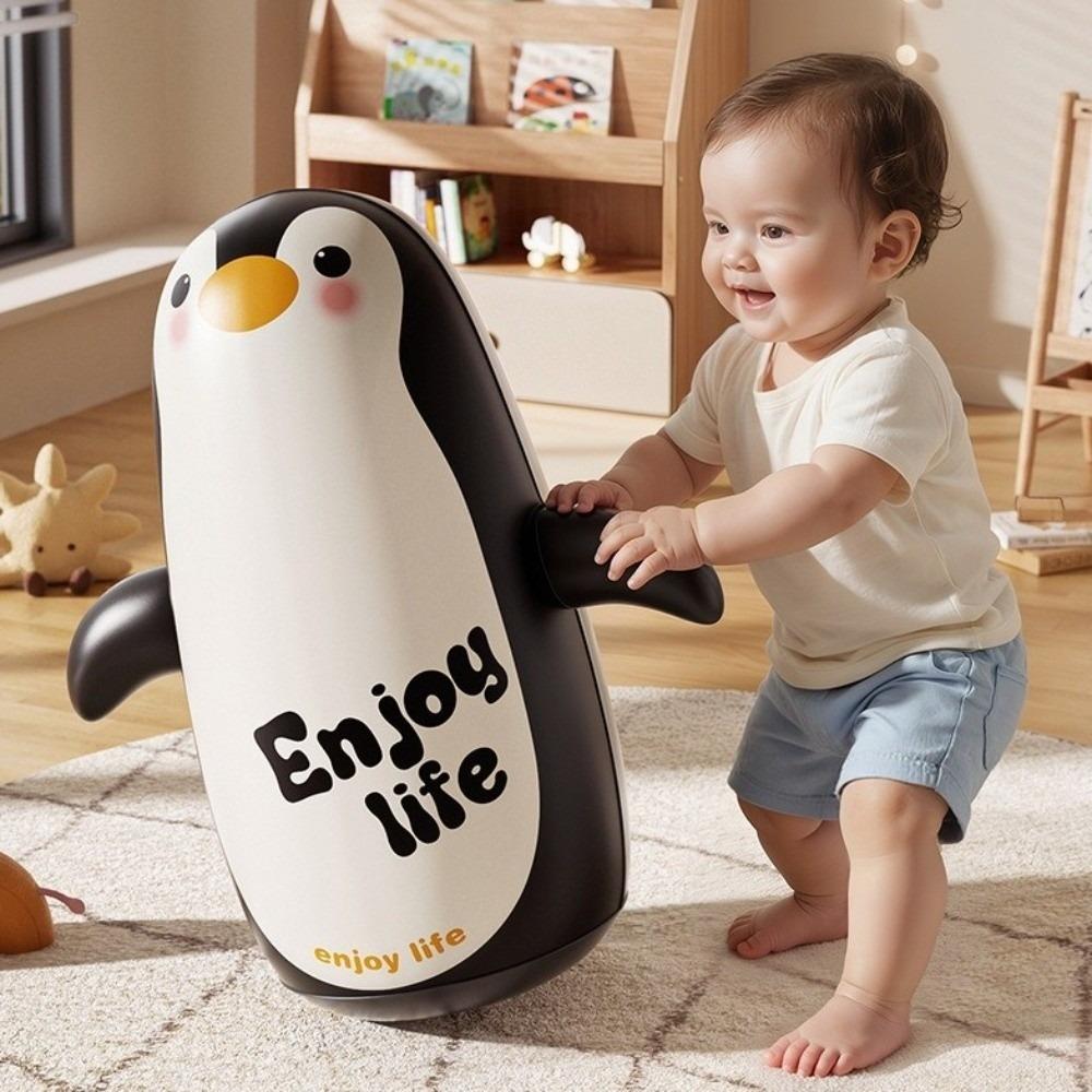 Penguin Shape Standing Punching Bag 32/65cm Kids Boxing Training Toy Kids Training
