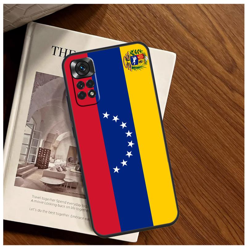 

Venezuela Flag Coat Of Arms Case For Xiaomi Redmi Note 12 Pro 8 9 10 11 Pro 9S 10S 11S 12S 9A 9C 9T 10A 10C 12C Cover Redmi 10