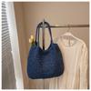 Lazy Wind Large-capacity Straw Bag Women's Spring New Versatile Shoulder Tote Bag Vacation Beach Bag