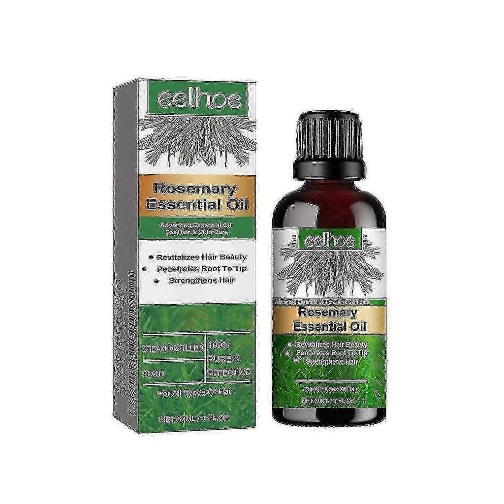 EELHOE rosemary essential oil prevents hair loss, nourishes and softens hair, makes hair thick and s