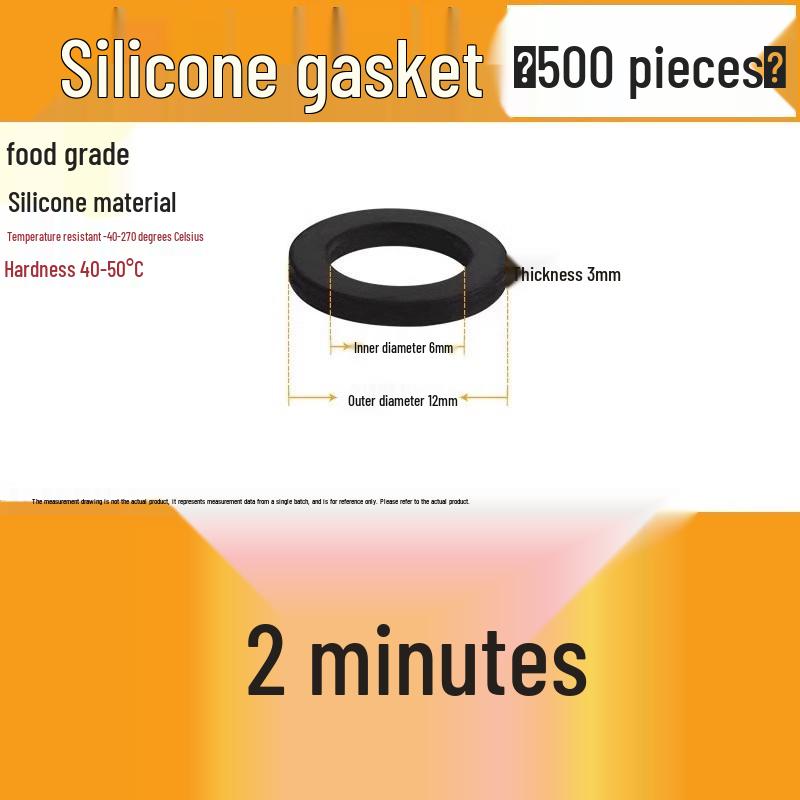 Silicone High-Temp Waterproof Gasket & Shock Absorbing Seal Pad
