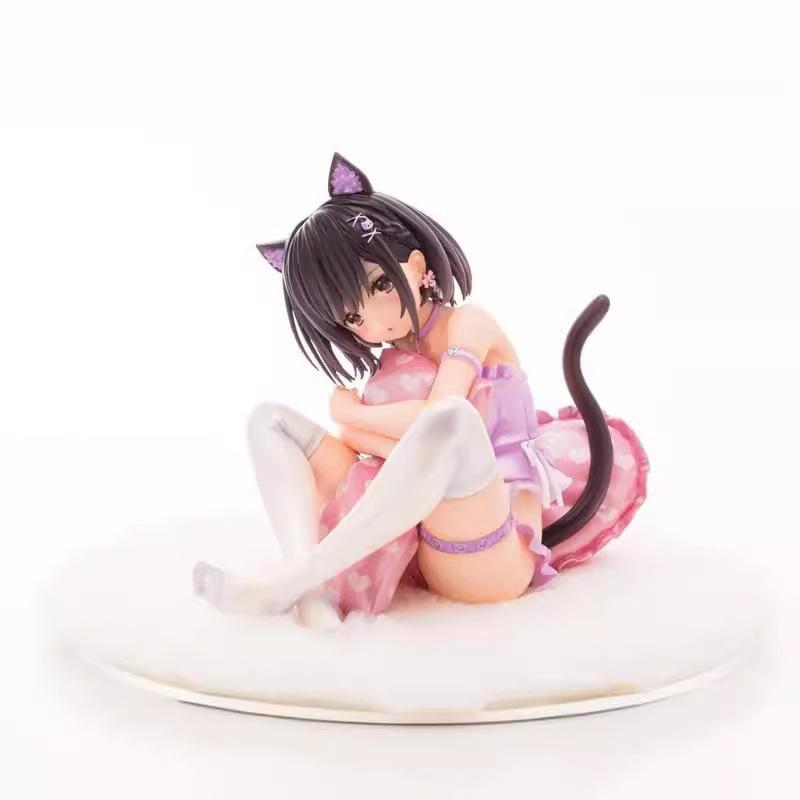 Beautiful Girl Series Bishop's Rondo 16 Ayaka Sauce, Cat Ears, Sitting Position, Pillow, Boxed Figure