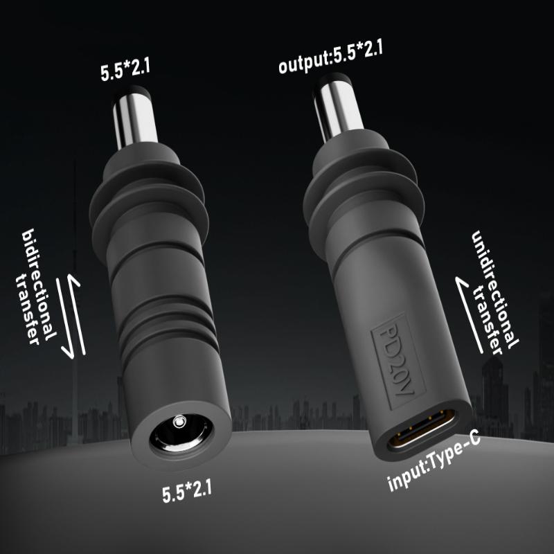 Starlink Mini Gen3 Pd 100W USB C Buchse auf DC5521 Stecker Ladeanschluss Hohlstecker Stromstecker Typ C auf DC/D auf D Stromadapter