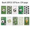 20pcs Soccer Pencil and Notebook Set for Kids Boys Sports Theme Birthday Party Favors Pinata Filler School Reward Christmas Gift