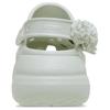 Crocs Crush Bouquet Clog Comfortable and Versatile Classic Puff Bouquet Garden Shoes Hole Shoes Women's Linen