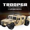 Children'S Simulation Inertial Car Military Jeep Off-Road Vehicle Armored Car Model Inertial Sound And Light Music Toy Car