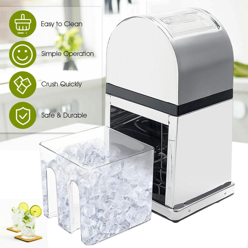 Buy Stainless Steel Manual Ice Crusher Mini Ice shaver Chopper Manual