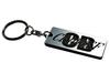 CB1000SF Double Ring Acrylic Original Keychain Custom Parts A-175-2 Silver/Black