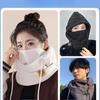 Men's Hats  Warm Pullover Hats Cold proof and Velvet Neck Protection Scarfs Outdoor Riding  Versatile Women's Ear Protection